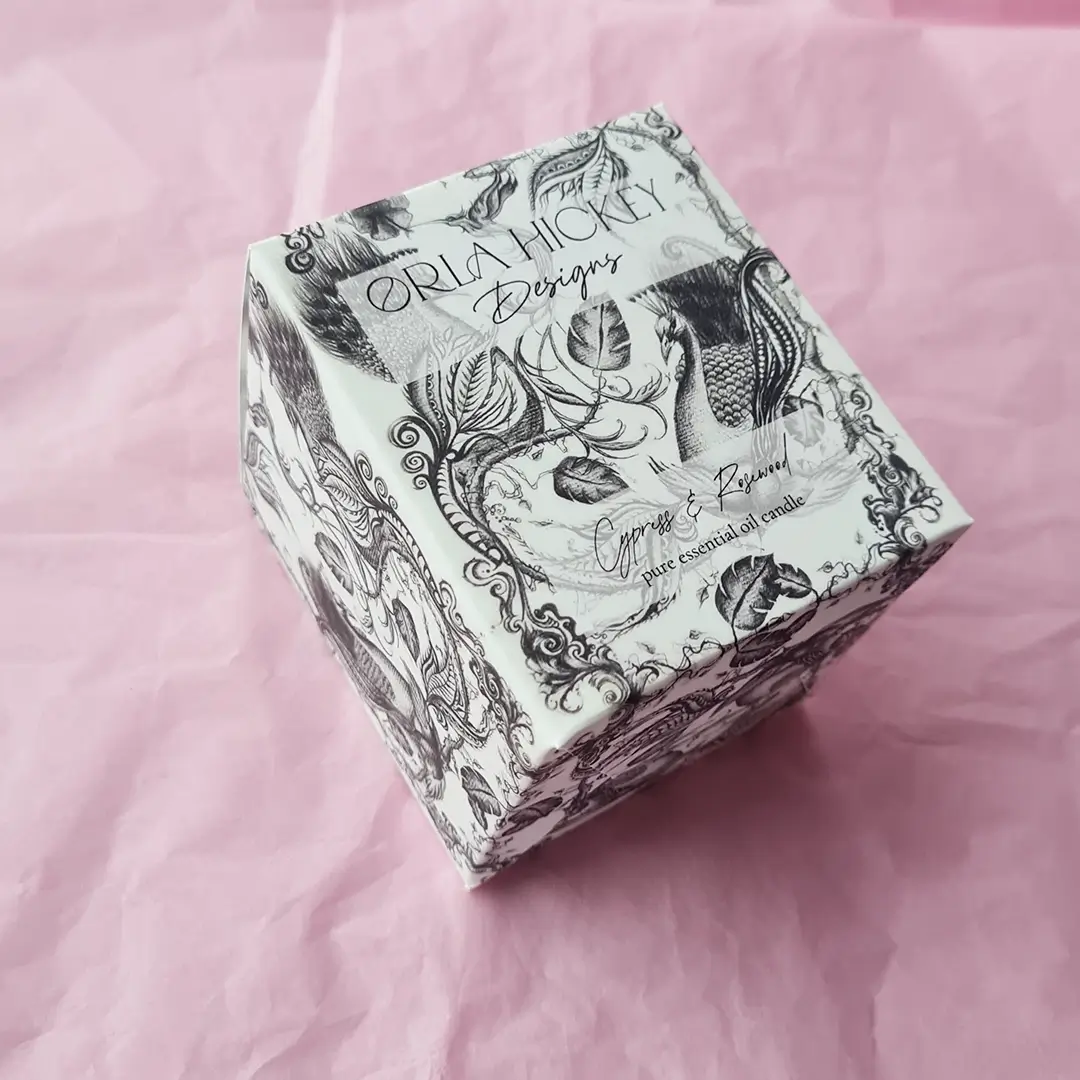 Cypress & Rosewood pure essential oil candle - Image 4