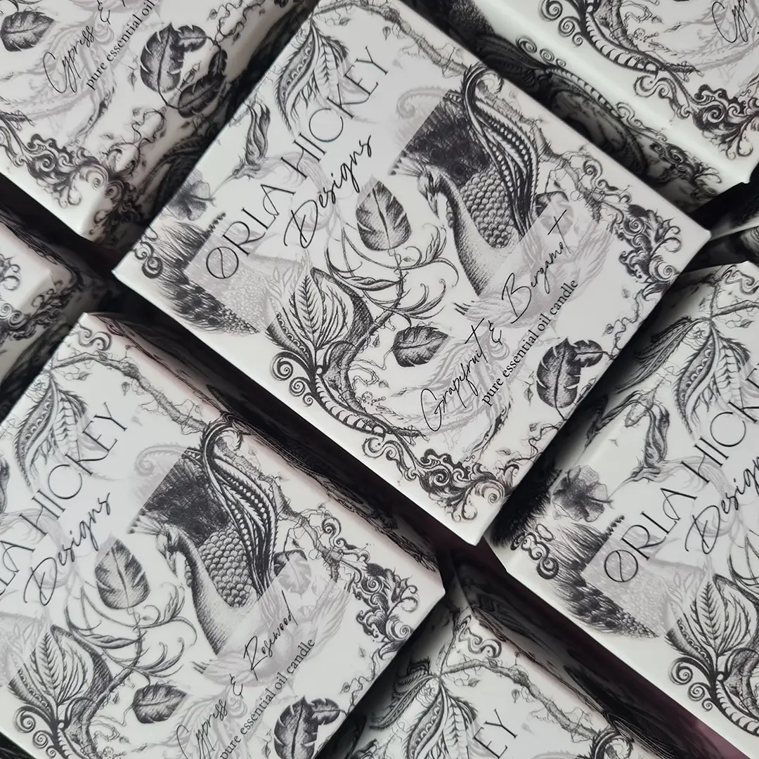 Cypress & Rosewood pure essential oil candle - Image 2